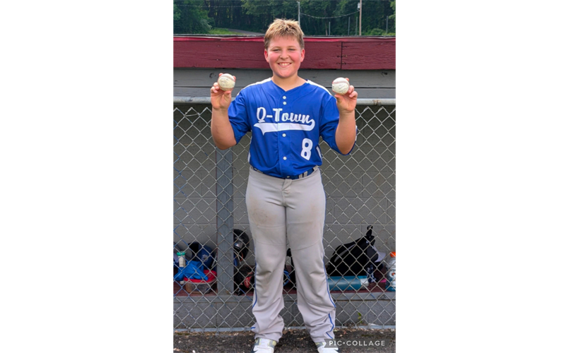 Rowan Stork Hits Two Home Runs in 10U District Tournament 
